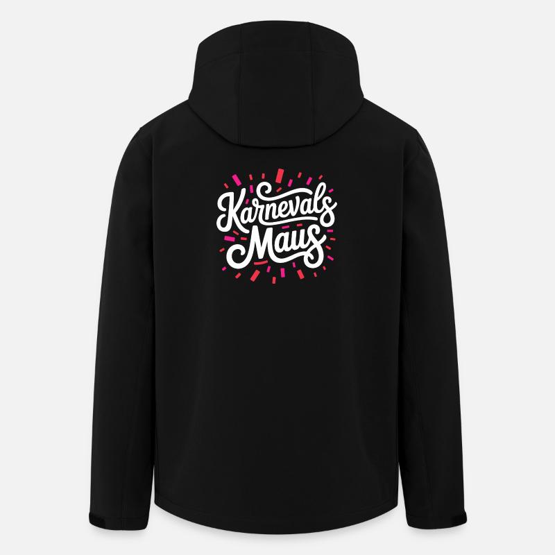 Karnevalsmaus Karneval Köln Kölner Karnevals Maus - Recycelte Männer Softshell-Jacke von Stanley/Stella - Schwarz