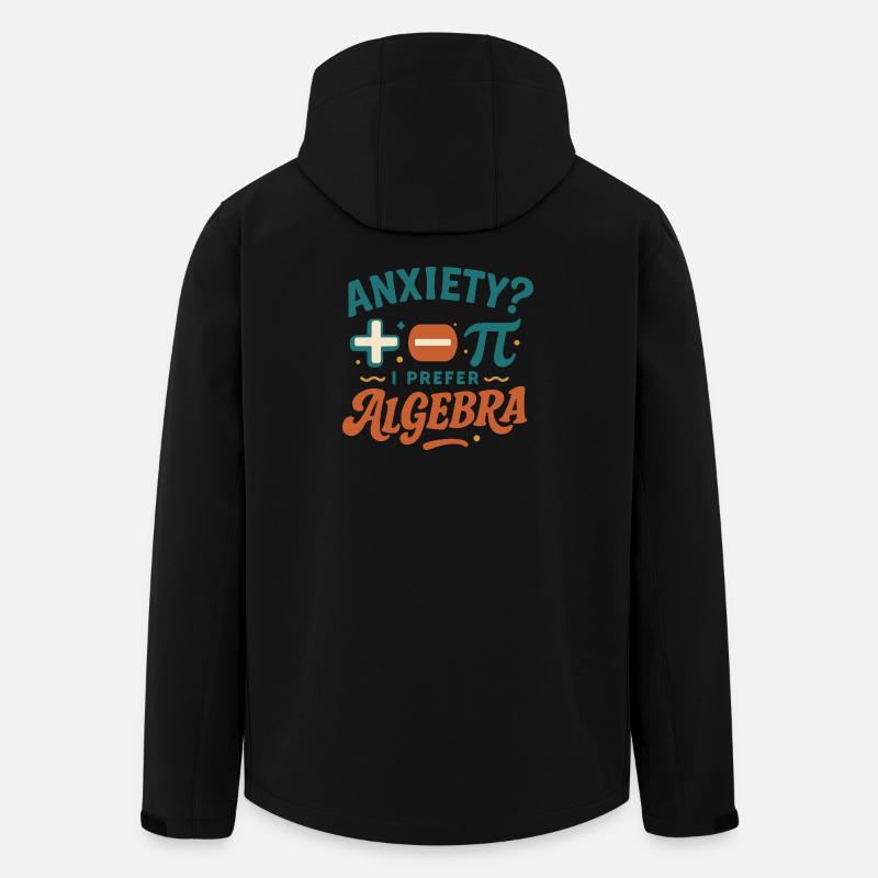 Algèbre au lieu de la peur - Veste softshell homme en polyester recyclé Stanley/Stella - noir