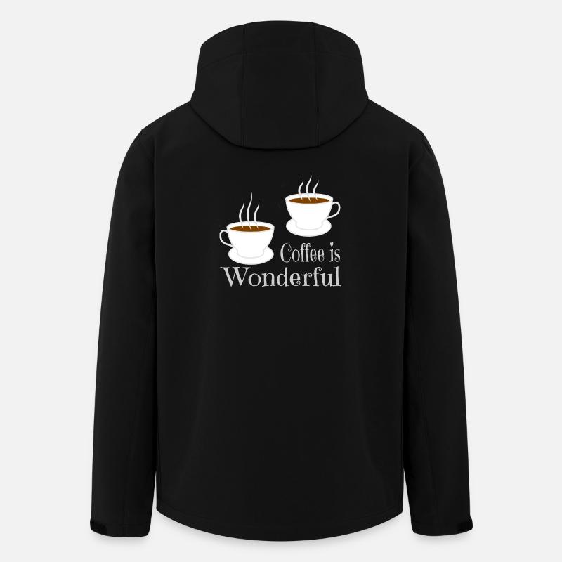 Kaffee - Recycelte Männer Softshell-Jacke von Stanley/Stella - Schwarz