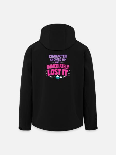 Anime Fangirl Screams Anime Reaction - Men’s Recycled Softshell Jacket by Stanley/Stella - black