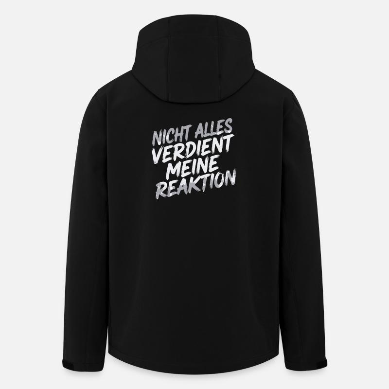 Aucune réaction - je m’en fiche - Veste softshell homme en polyester recyclé Stanley/Stella - noir