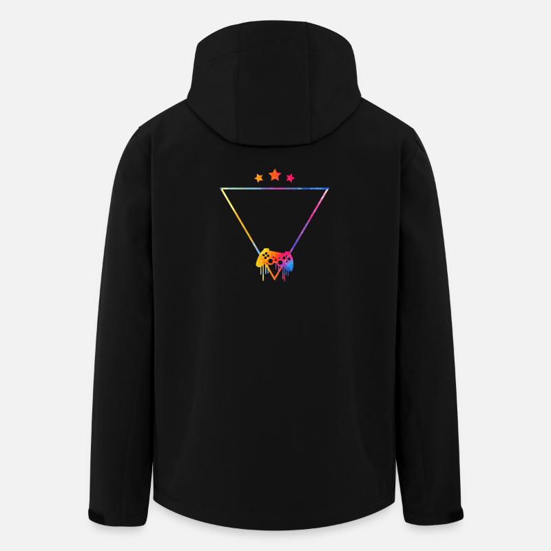 star gamer - Recycelte Männer Softshell-Jacke von Stanley/Stella - Schwarz