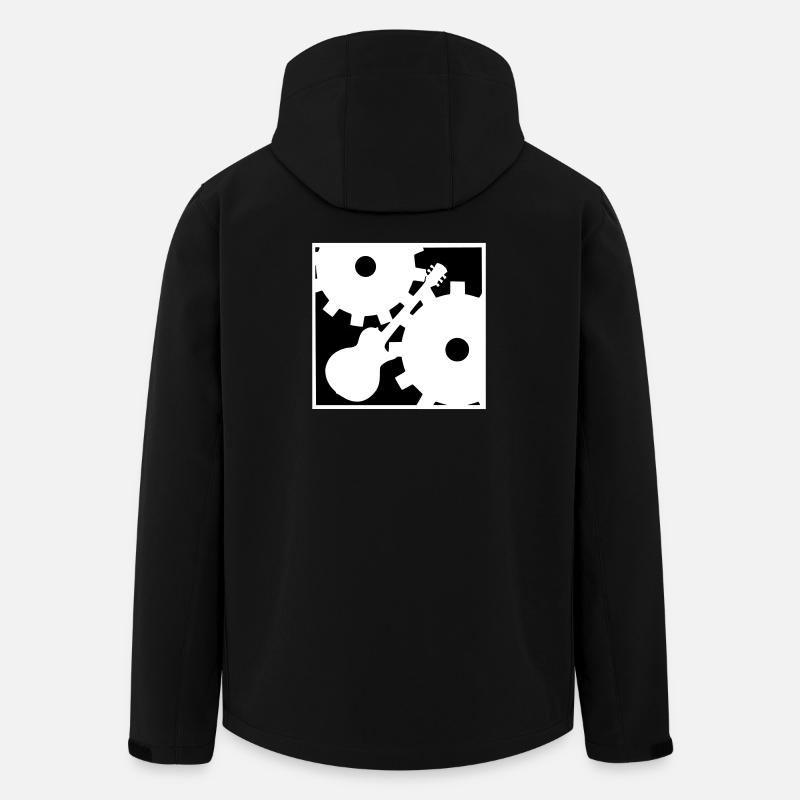 Rock against the Machine - Recycelte Männer Softshell-Jacke von Stanley/Stella - Schwarz