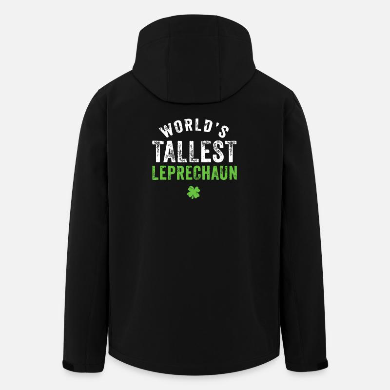 World's Tallest Leprechaun - Men’s Recycled Softshell Jacket by Stanley/Stella - black