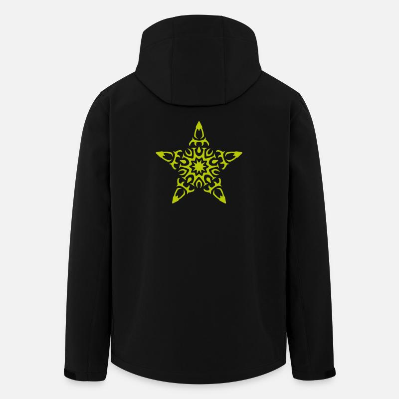 Étoile - Veste softshell homme en polyester recyclé Discoverer Stanley/Stella - noir