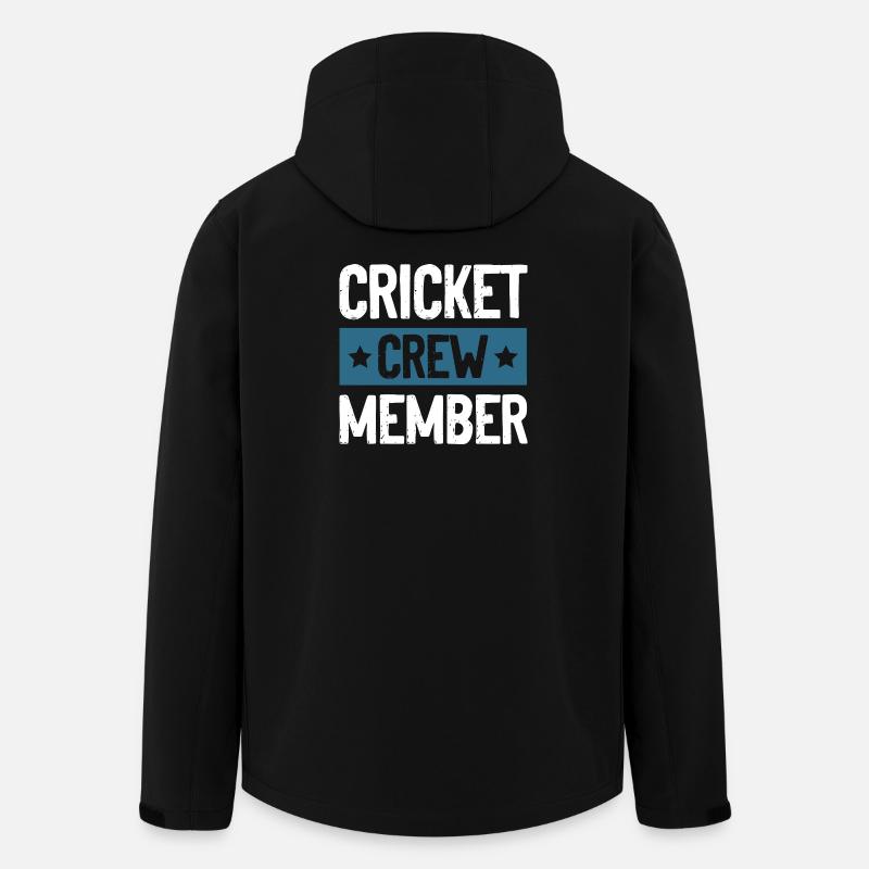 Cricket Crew - Men’s Recycled Softshell Jacket by Stanley/Stella - black