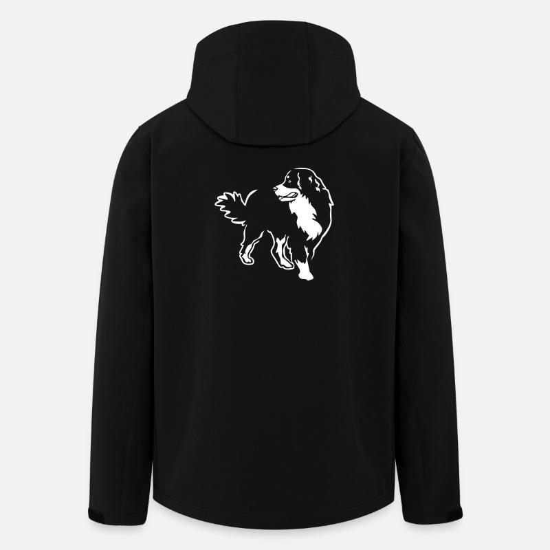 Berner Sennenhund "Black Edition" - Recycelte Männer Softshell-Jacke von Stanley/Stella - Schwarz