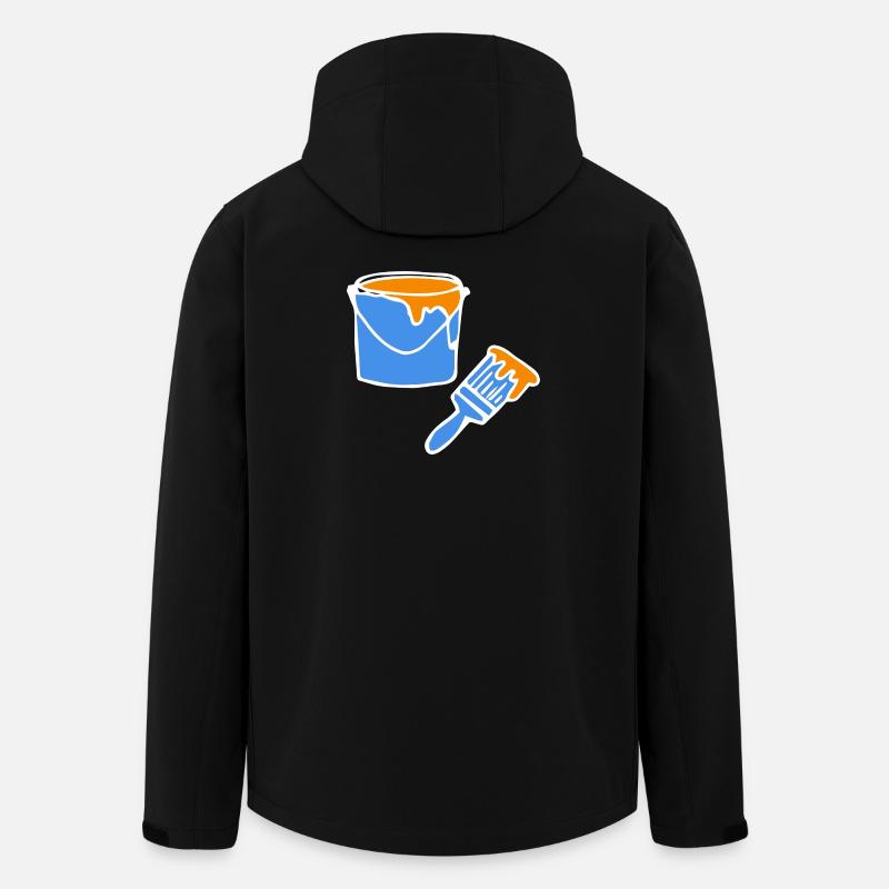 Painter Painter Painter - Men’s Recycled Softshell Jacket by Stanley/Stella - black