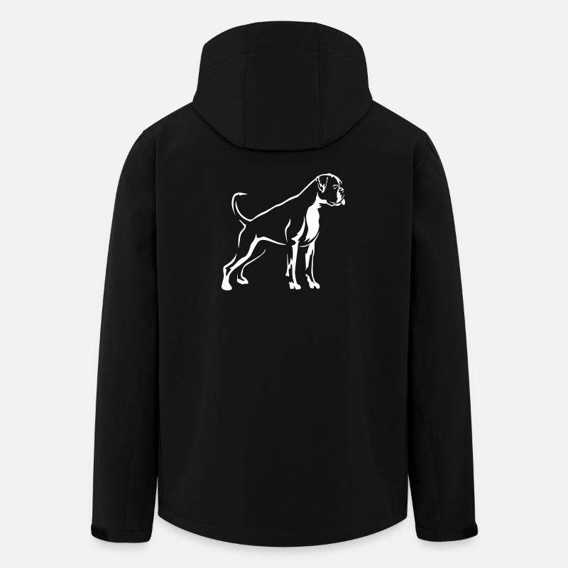 Boxer « Black Edition » - Veste softshell homme en polyester recyclé Stanley/Stella - noir