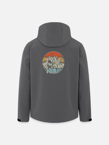 Millésime Buffalo - Veste softshell homme en polyester recyclé Stanley/Stella - noir