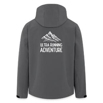 Ultra Running Advrenture - Recycelte Männer Softshell-Jacke von Stanley/Stella - Schwarz - Hinten - AI Model Male 185 light (185cm)