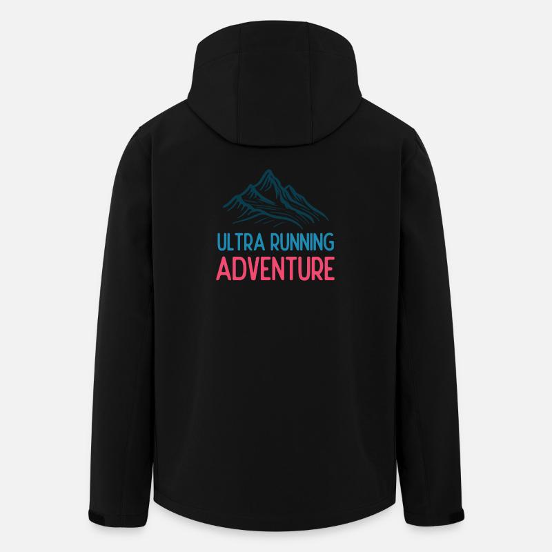 Ultra Running Advrenture - Recycelte Männer Softshell-Jacke von Stanley/Stella - Schwarz
