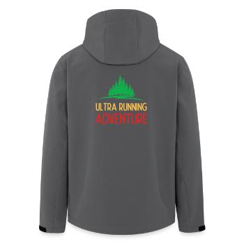 Ultra Running Advrenture - Recycelte Männer Softshell-Jacke von Stanley/Stella - Schwarz - Hinten - AI Model Male 185 light (185cm)