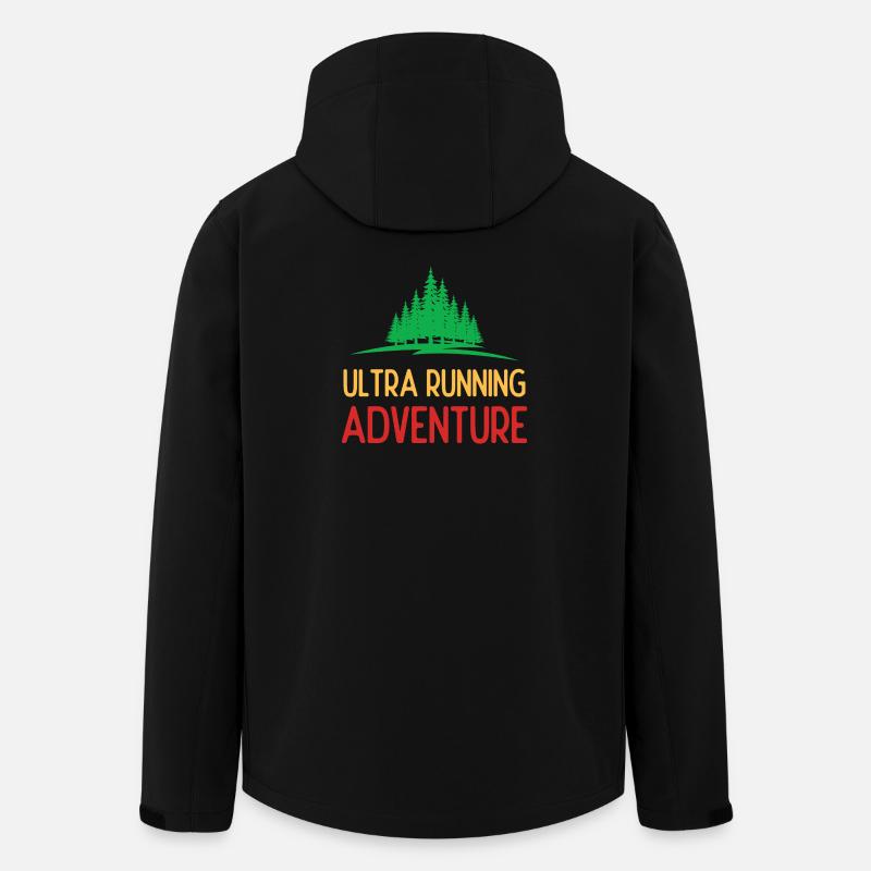 Ultra Running Advrenture - Recycelte Männer Softshell-Jacke von Stanley/Stella - Schwarz