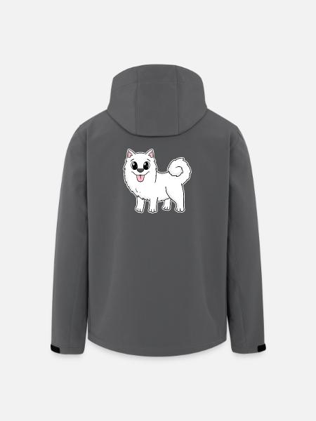 Samojede Hunderasse Hund Hunde - Recycelte Männer Softshell-Jacke von Stanley/Stella - Schwarz