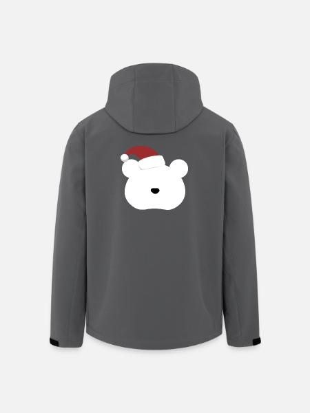 Polar Bear- Christmas edition - Recycelte Männer Softshell-Jacke von Stanley/Stella - Schwarz