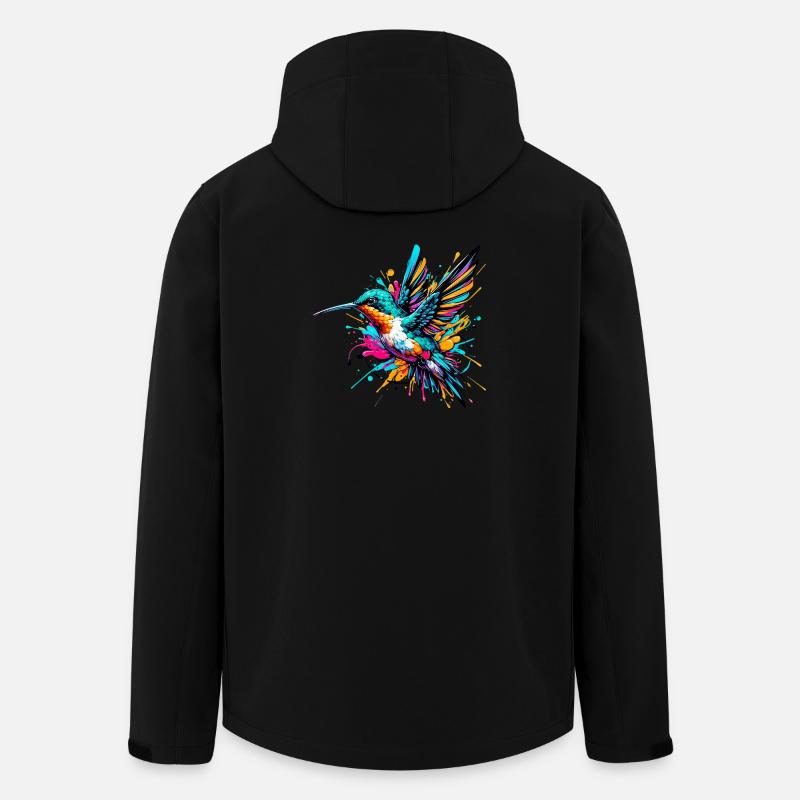 Colibri - Veste softshell homme en polyester recyclé Stanley/Stella - noir