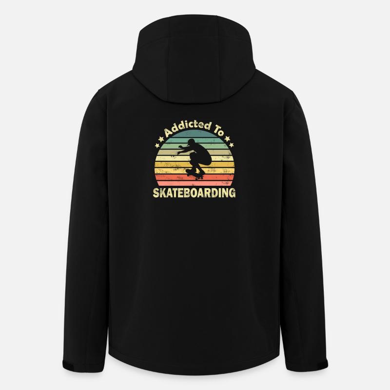 Skateboard Skater - Recycelte Männer Softshell-Jacke von Stanley/Stella - Schwarz