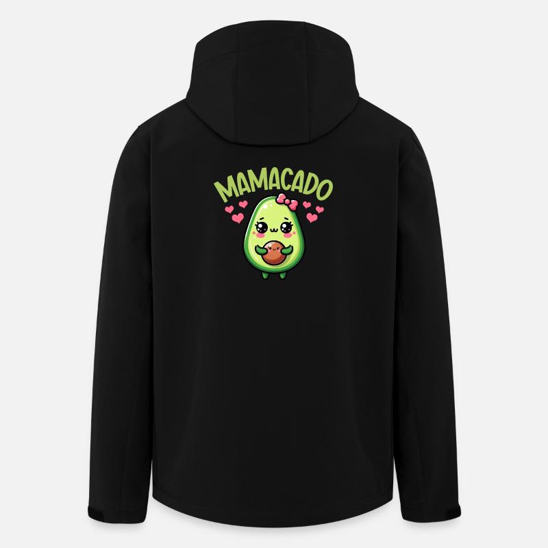 Mamacado Avocado Lover Mother's Day - Men’s Recycled Softshell Jacket by Stanley/Stella - black