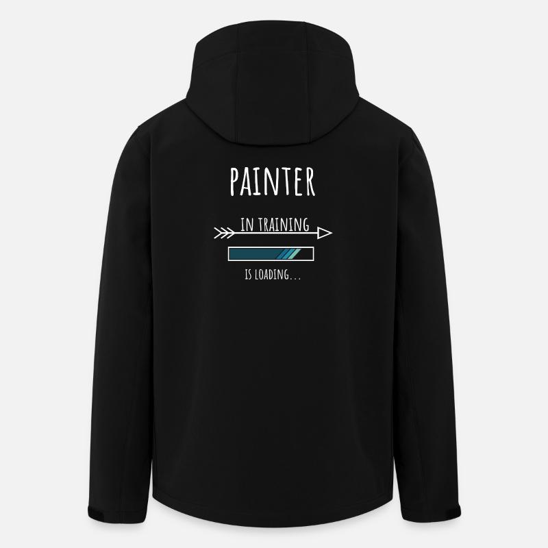 Painter Geschenk Beruf Ausbildung Maler - Recycelte Männer Softshell-Jacke von Stanley/Stella - Schwarz