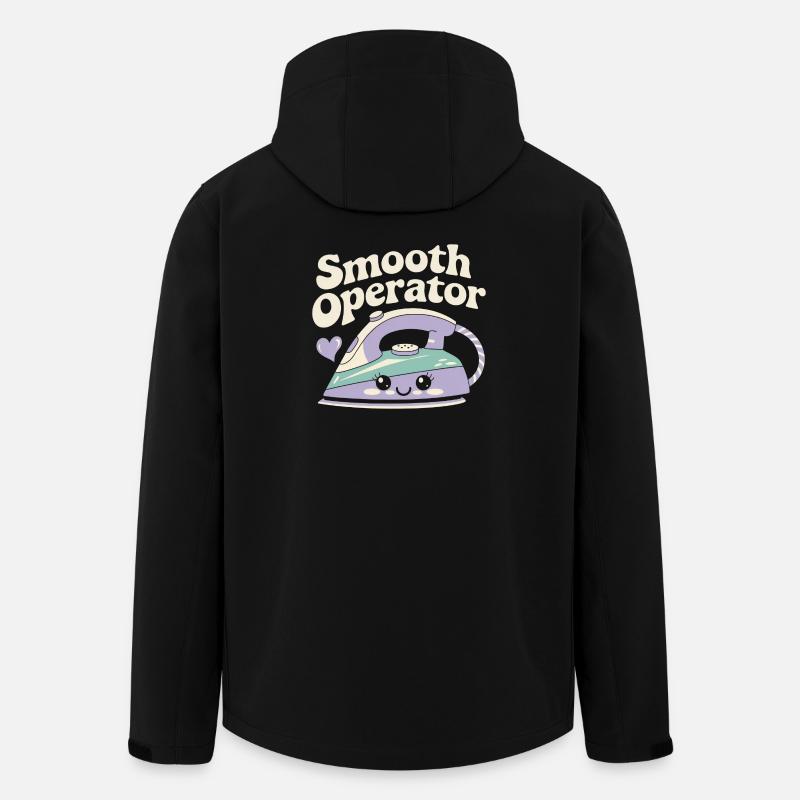 Kawaii Haushalt Bügeleisen - Recycelte Männer Softshell-Jacke von Stanley/Stella - Schwarz