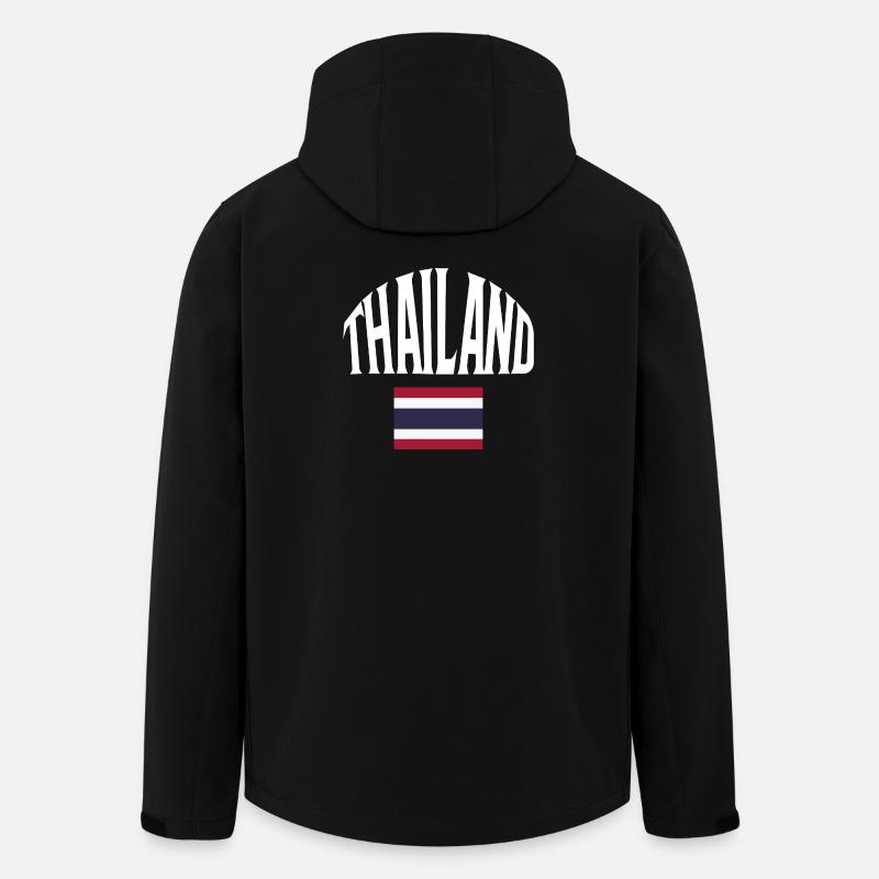 Thaïlande - Veste softshell homme en polyester recyclé Stanley/Stella - noir