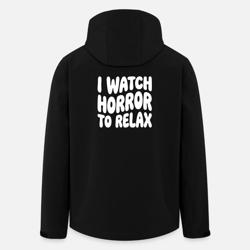 Horror to relax - Men’s Recycled Softshell Jacket by Stanley/Stella - black