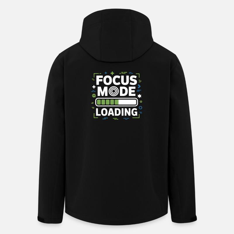 Mode Focus Chargement du TDAH Chaos - Veste softshell homme en polyester recyclé Stanley/Stella - noir