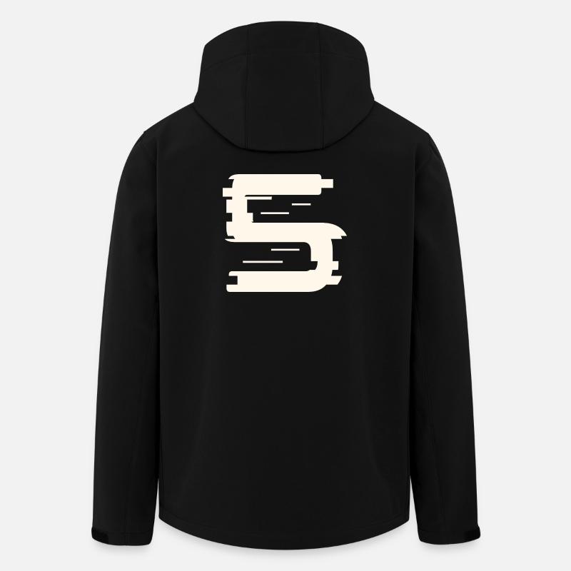 5 - Recycelte Männer Softshell-Jacke von Stanley/Stella - Schwarz