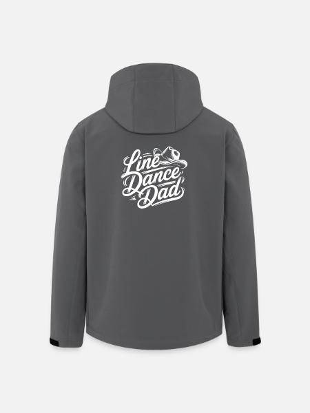 Line Dance Dad - Script Logo - Men’s Recycled Softshell Jacket by Stanley/Stella - black