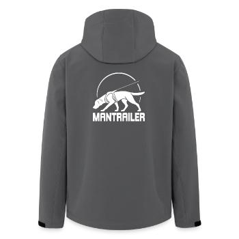 Labrador MANTRAILER Chiens de recherche Chiens Saules chiens - Veste softshell homme en polyester recyclé Stanley/Stella - noir - Dos - AI Model Male 185 light (185cm)