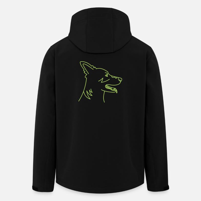 AmarokGeist - Recycelte Männer Softshell-Jacke von Stanley/Stella - Schwarz