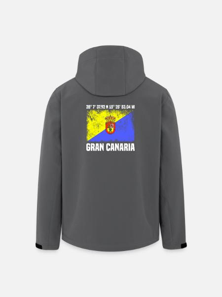 Inseltrip Gran Canaria - Recycelte Männer Softshell-Jacke von Stanley/Stella - Schwarz