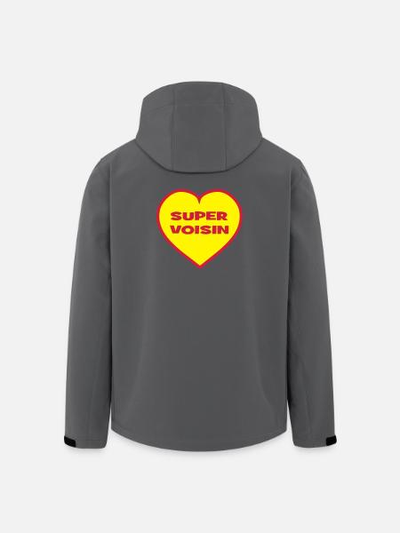 Super Voisin - Men’s Recycled Softshell Jacket by Stanley/Stella - black