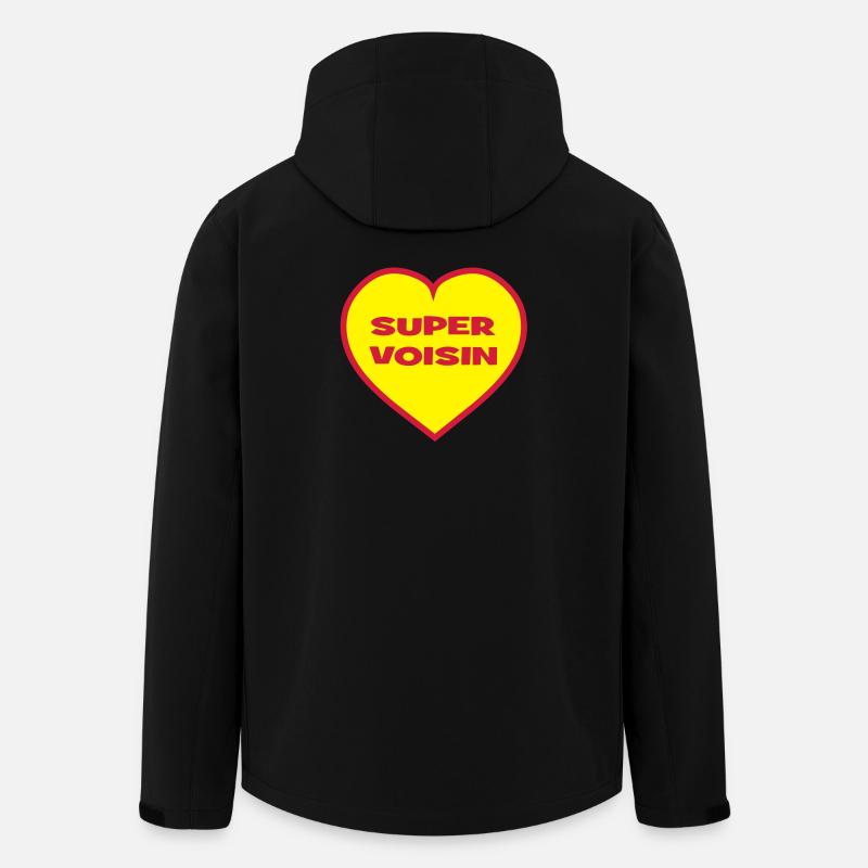 Super-Voisin - Recycelte Männer Softshell-Jacke von Stanley/Stella - Schwarz