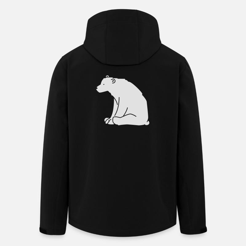 Eisbär - Veste softshell homme en polyester recyclé Stanley/Stella - noir