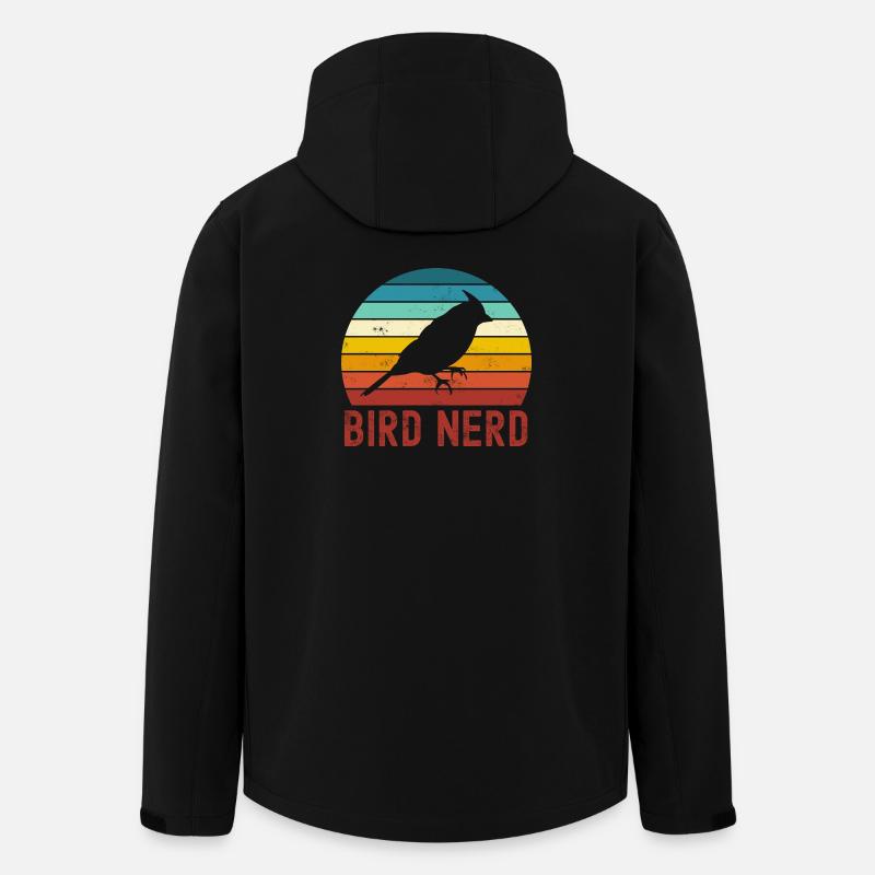 Bird Birds - Men’s Recycled Softshell Jacket by Stanley/Stella - black