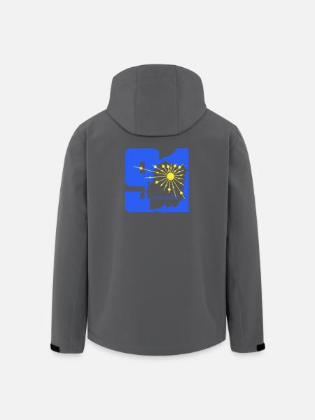 Essonne - Veste softshell homme en polyester recyclé Stanley/Stella - noir