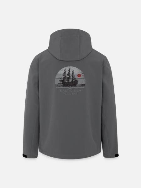 DarssCoast - Baltic Sea Sailor - Recycelte Männer Softshell-Jacke von Stanley/Stella - Schwarz