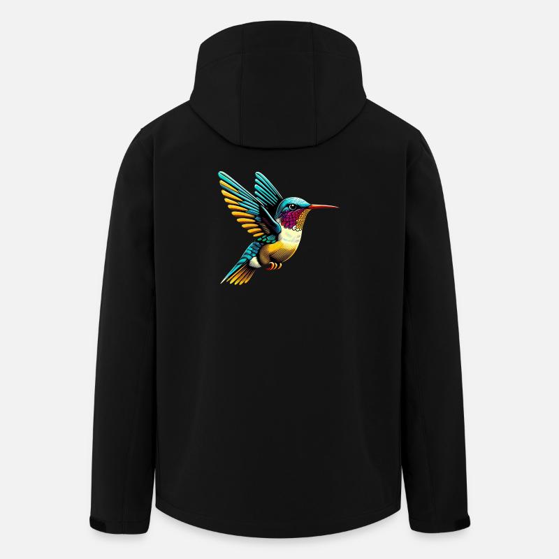 Colibri - Veste softshell homme en polyester recyclé Stanley/Stella - noir