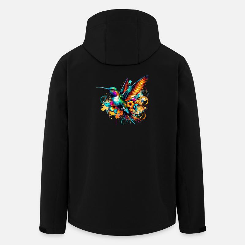 Hummingbird - Men’s Recycled Softshell Jacket by Stanley/Stella - black