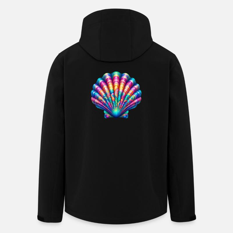 Jakobsmuschel-Schale - Recycelte Männer Softshell-Jacke von Stanley/Stella - Schwarz