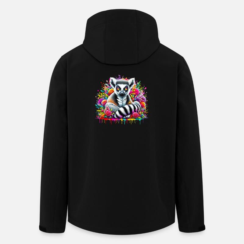 Lemur - Recycelte Männer Softshell-Jacke von Stanley/Stella - Schwarz