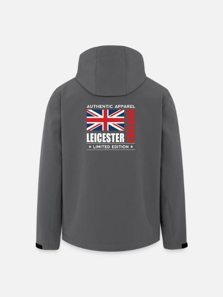 Leicester - Recycelte Männer Softshell-Jacke von Stanley/Stella - Schwarz
