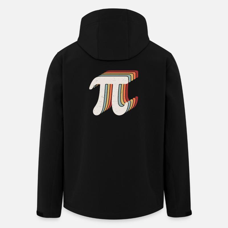 Happy Pi Day - Men’s Recycled Softshell Jacket by Stanley/Stella - black