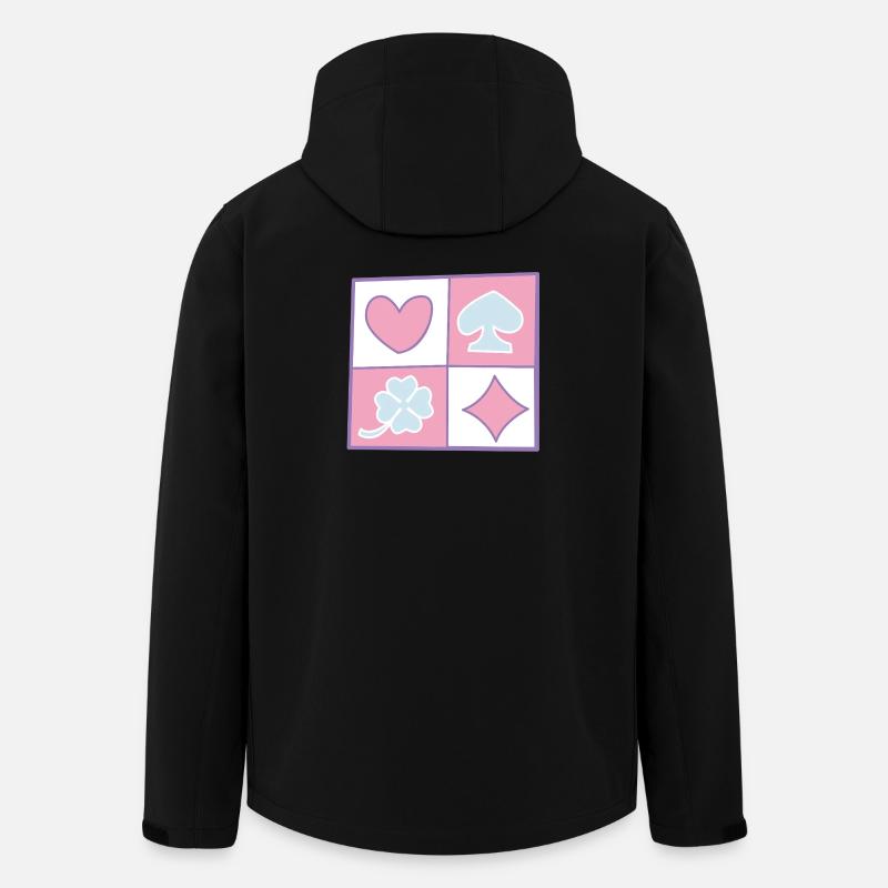 Damier par helfspawn - Veste softshell homme en polyester recyclé Stanley/Stella - noir