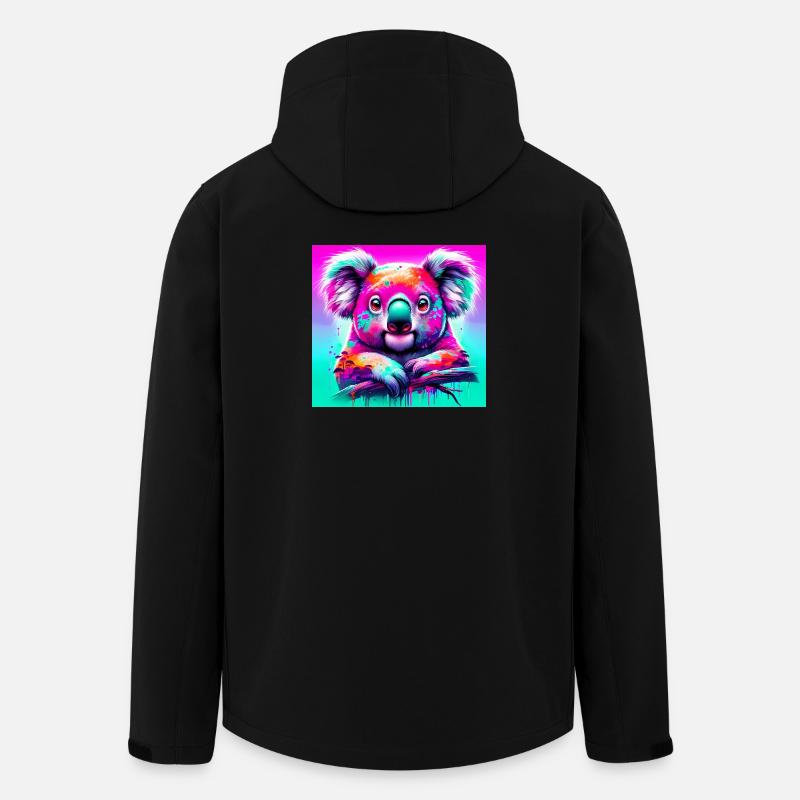 Koala - Men’s Recycled Softshell Jacket by Stanley/Stella - black