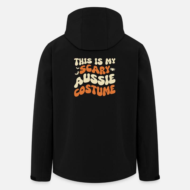Halloween Last Minute Costume Australian Shepherd - Men’s Recycled Softshell Jacket by Stanley/Stella - black