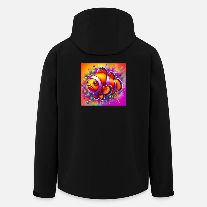 Clownfish - Men’s Recycled Softshell Jacket by Stanley/Stella - black