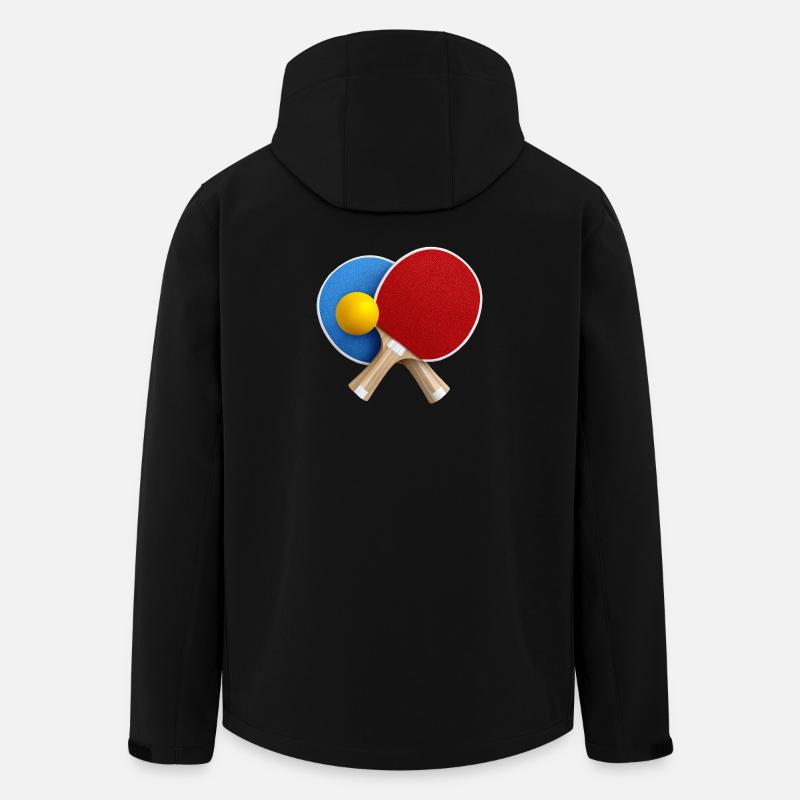 Table Tennis RedBlue Duo - Men’s Recycled Softshell Jacket by Stanley/Stella - black